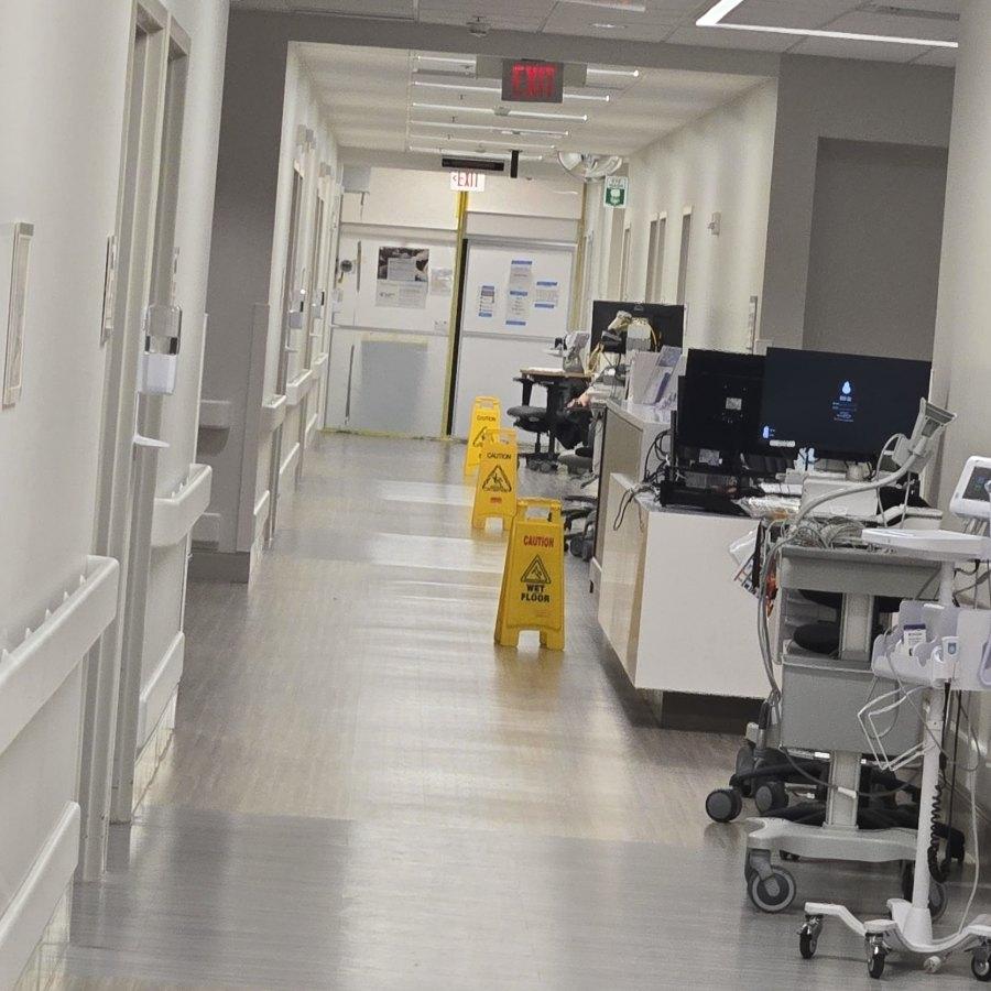 Healthcare cleaning at a hospital in Charlotte, NC