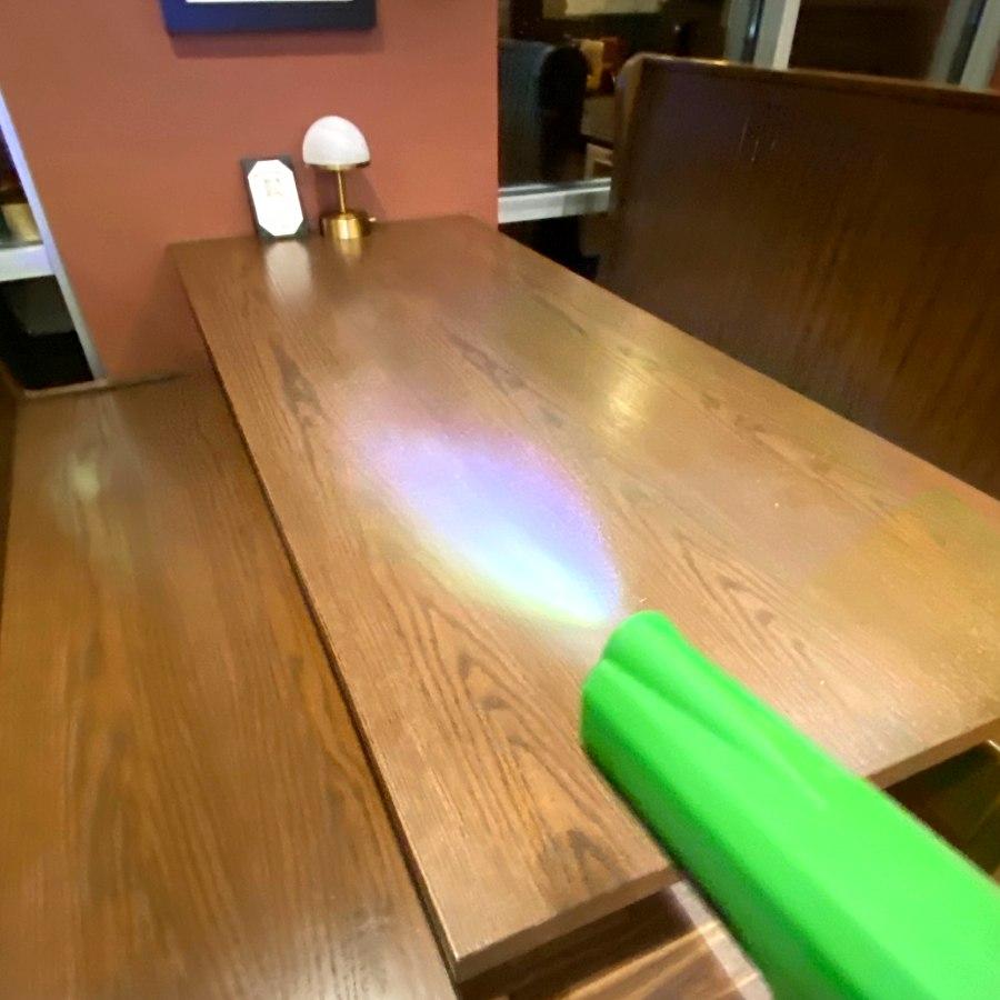 Electrostatic disinfection at a restaurant in Charlotte, NC